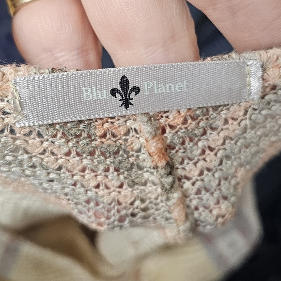 BLU PLANET | Southwestern Motif Textured KNIT CROP TOP - Picture 12 of 15